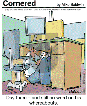 Cornered on Tuesday February 12, 2019 Comic Strip