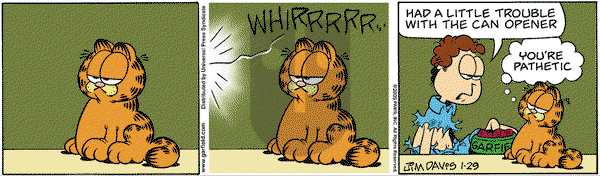 Garfield on Saturday January 29, 2005 Comic Strip