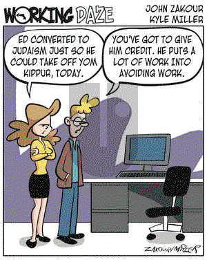 Working Daze on Monday October 2, 2006 Comic Strip