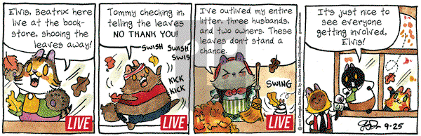 Breaking Cat News on Wednesday September 25, 2019 Comic Strip