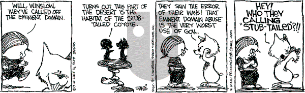 Prickly City on Friday March 11, 2005 Comic Strip