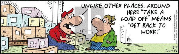 Frank and Ernest on Monday September 7, 2020 Comic Strip