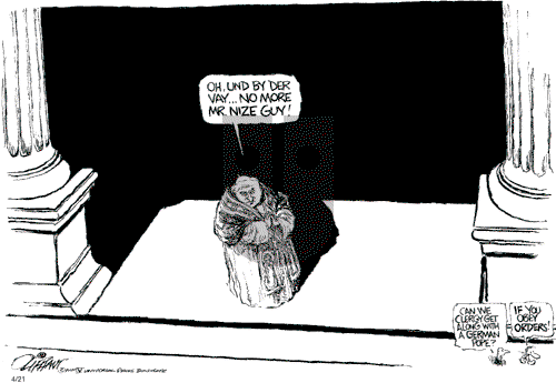 Pat Oliphant on Thursday April 21, 2005 Comic Strip
