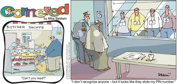 Cornered on Sunday March 3, 2019 Comic Strip