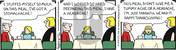 The Born Loser on Thursday November 26, 2020 Comic Strip