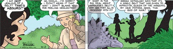 Alley Oop on Thursday October 2, 2008 Comic Strip