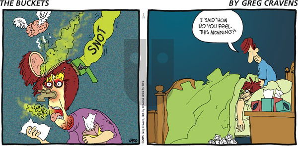 The Buckets on Sunday January 11, 2015 Comic Strip
