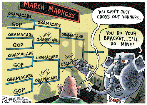 Rob Rogers on Tuesday March 24, 2015 Comic Strip