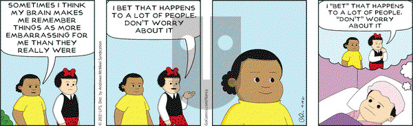 Nancy on Monday April 19, 2021 Comic Strip