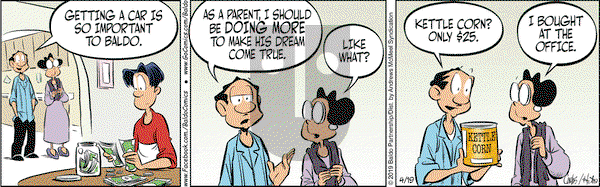 Baldo on Friday April 19, 2019 Comic Strip
