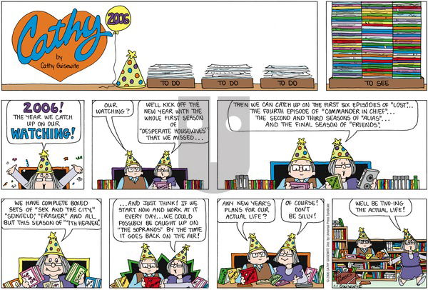 Cathy Classics on Sunday January 1, 2006 Comic Strip