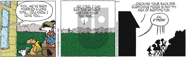 Over the Hedge on Saturday May 11, 2019 Comic Strip