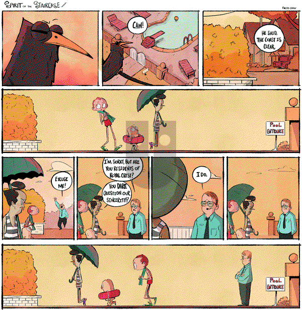 Spirit of the Staircase on Wednesday August 14, 2024 Comic Strip
