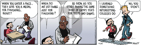 Frazz on Friday April 25, 2014 Comic Strip