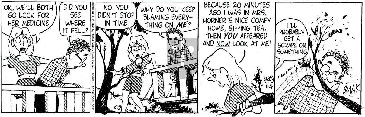 Luann - Saturday August 4, 2001 Comic Strip