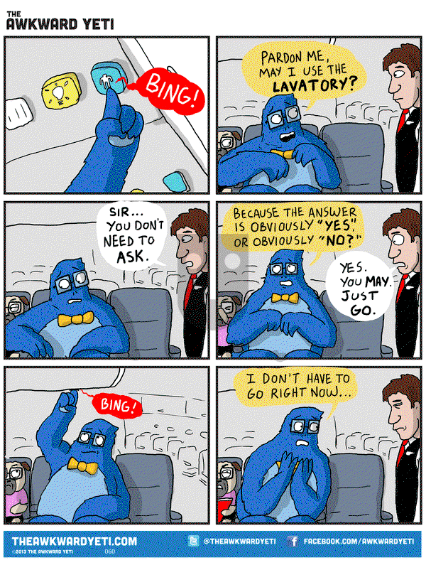 The Awkward Yeti - Monday November 10, 2014 Comic Strip