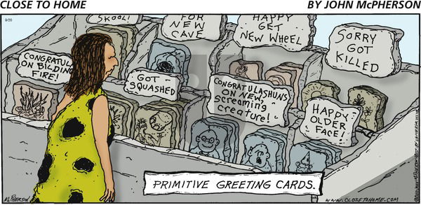 Close to Home on Sunday September 20, 2015 Comic Strip