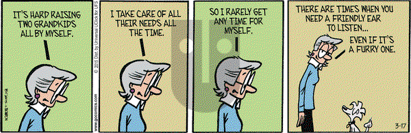 Grand Avenue on Tuesday March 17, 2015 Comic Strip