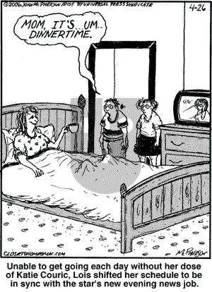Close to Home on Wednesday April 26, 2006 Comic Strip