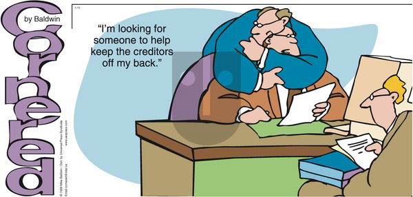 Cornered on Sunday January 11, 1998 Comic Strip