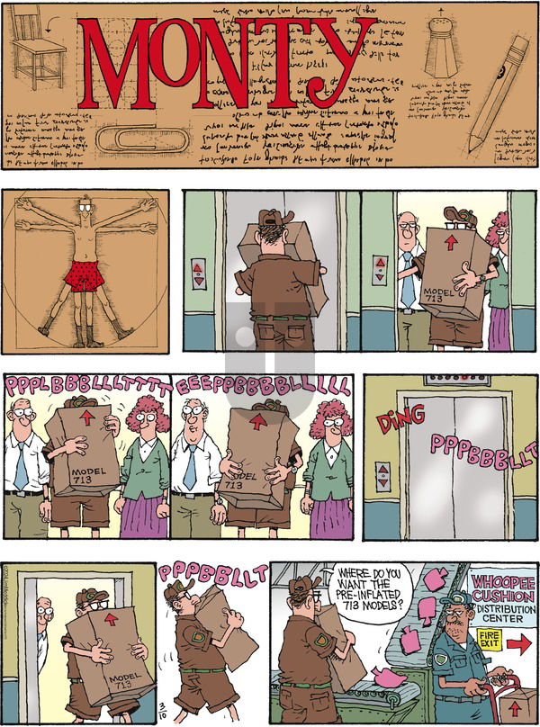Monty - Sunday March 10, 2024 Comic Strip