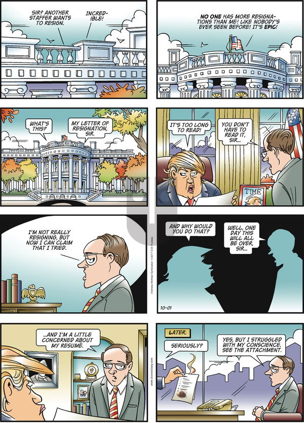 Doonesbury on Sunday October 1, 2017 Comic Strip