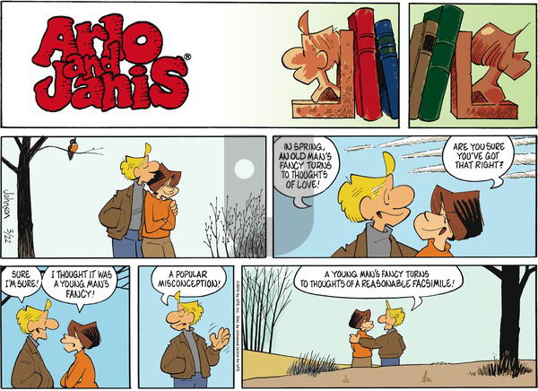 Arlo and Janis on Sunday March 22, 2015 Comic Strip