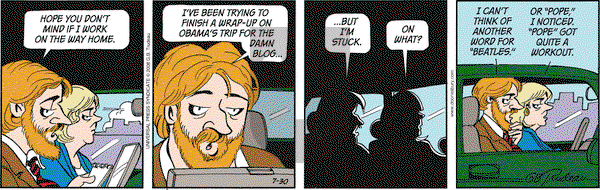 Doonesbury on Wednesday July 30, 2008 Comic Strip