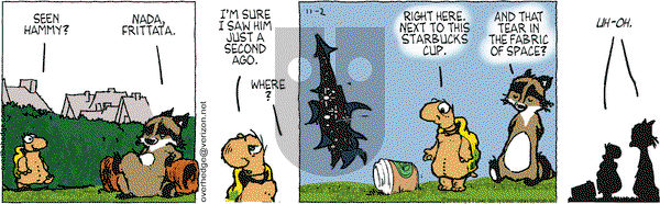 Over the Hedge on Tuesday November 2, 2010 Comic Strip