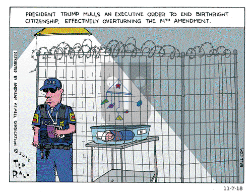 Ted Rall on Wednesday November 7, 2018 Comic Strip