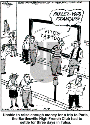 Close to Home on Tuesday November 7, 2006 Comic Strip