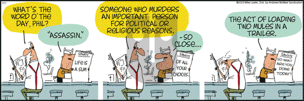 Mike du Jour - Thursday December 7, 2023 Comic Strip