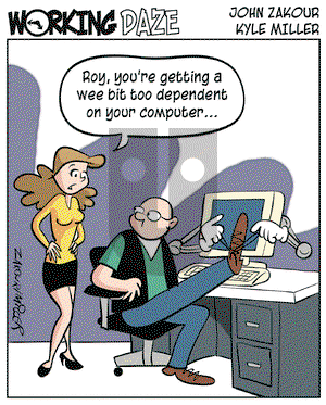 Working Daze on Tuesday November 16, 2004 Comic Strip