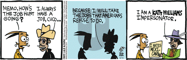 La Cucaracha on Thursday September 15, 2011 Comic Strip