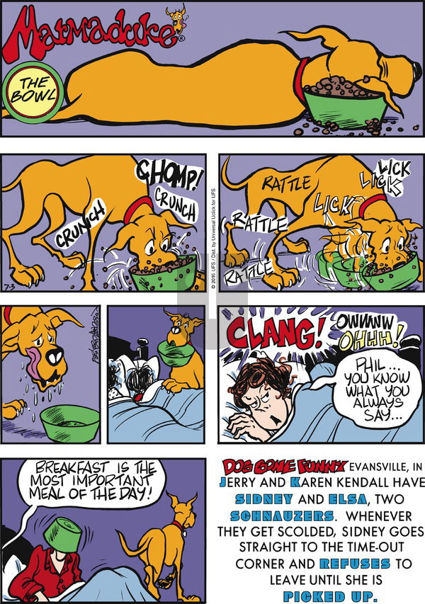 Marmaduke on Sunday July 3, 2016 Comic Strip