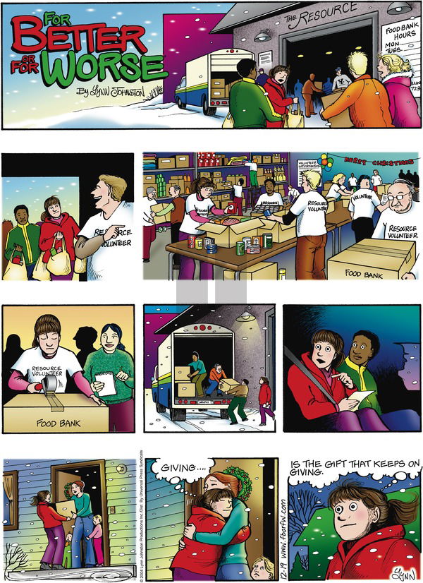 For Better or For Worse on Monday December 20, 2004 Comic Strip
