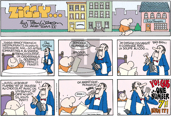 Ziggy - Sunday March 1, 1998 Comic Strip
