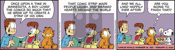 Garfield - Saturday November 26, 2022 Comic Strip