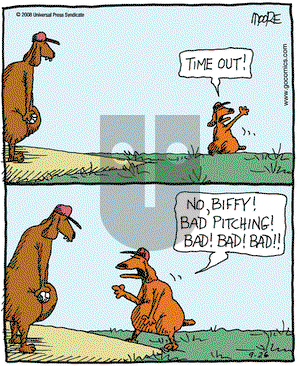In the Bleachers on Friday September 26, 2008 Comic Strip