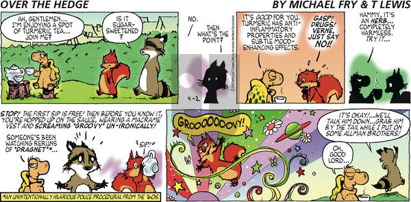 Over the Hedge on Sunday April 2, 2017 Comic Strip