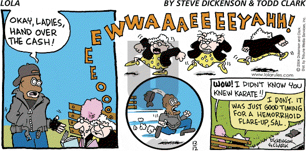 Lola on Sunday December 12, 2004 Comic Strip
