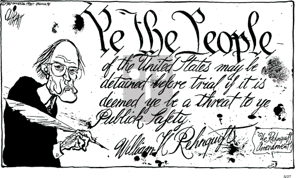 Pat Oliphant - Wednesday May 27, 1987 Comic Strip