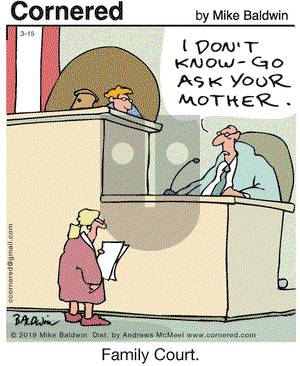 Cornered on Friday March 15, 2019 Comic Strip