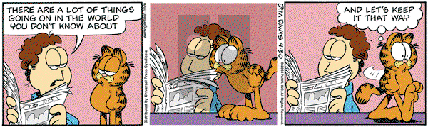 Garfield - Friday April 30, 2004 Comic Strip