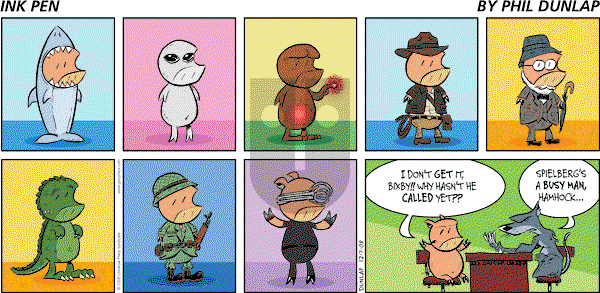 Ink Pen - Sunday December 7, 2008 Comic Strip