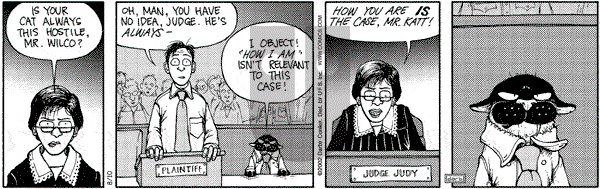 Get Fuzzy on Saturday August 10, 2002 Comic Strip