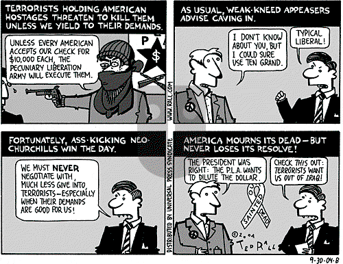 Ted Rall on Saturday October 2, 2004 Comic Strip