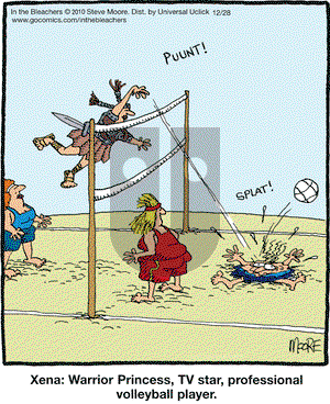 In the Bleachers on Monday December 28, 2015 Comic Strip