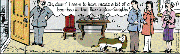 Fred Basset on Saturday March 21, 2015 Comic Strip