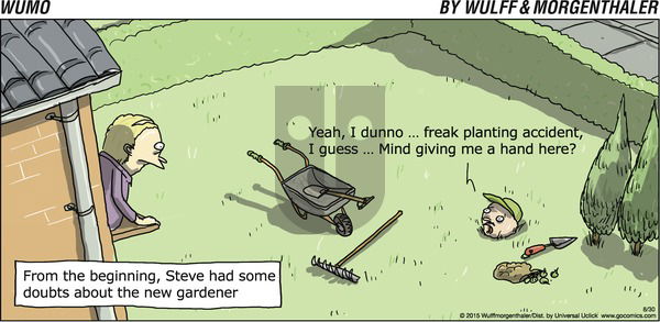 WuMo on Sunday August 30, 2015 Comic Strip
